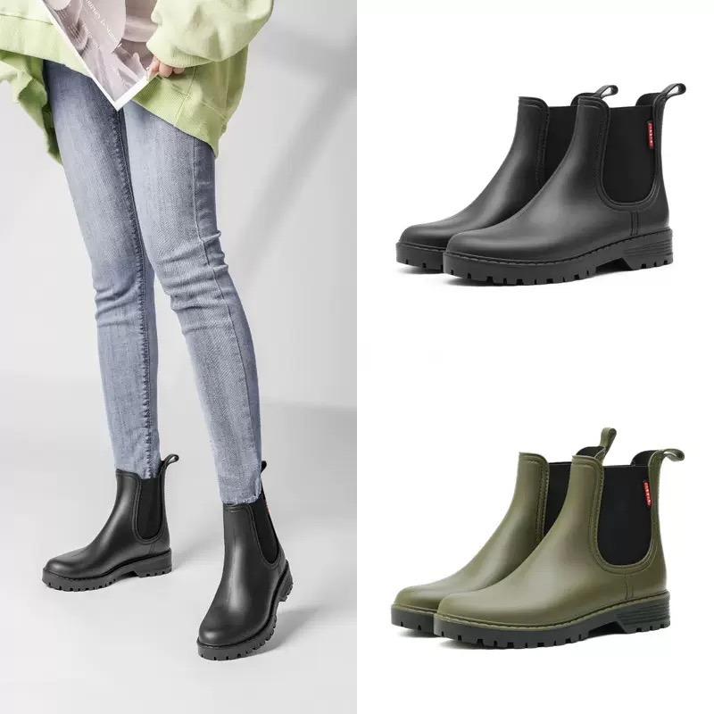 Pipe Bending Spring - Botas de Lluvia Cortas Antideslizantes para