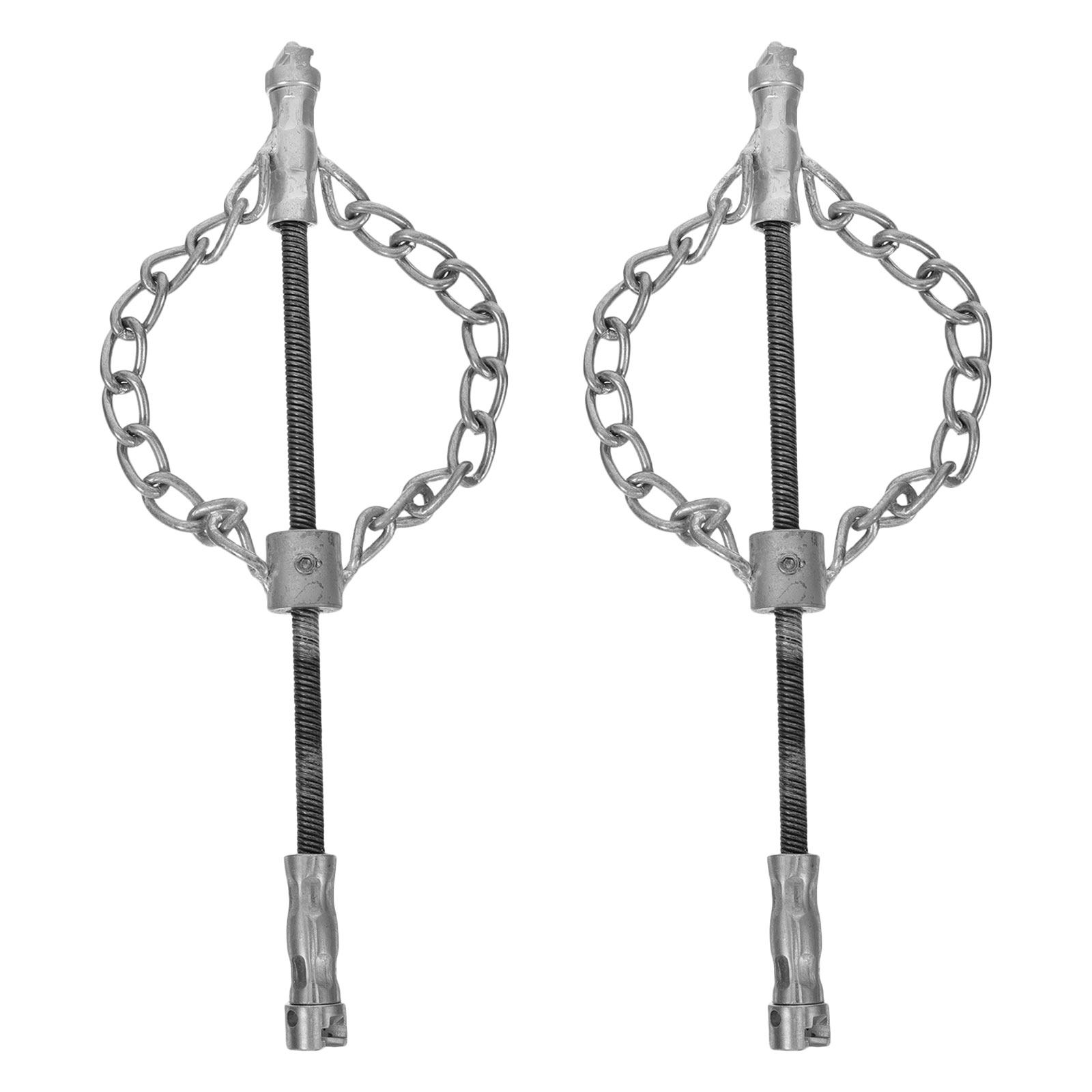 Drain Snake Flexible - 2 piezas de cadena limpiadora de