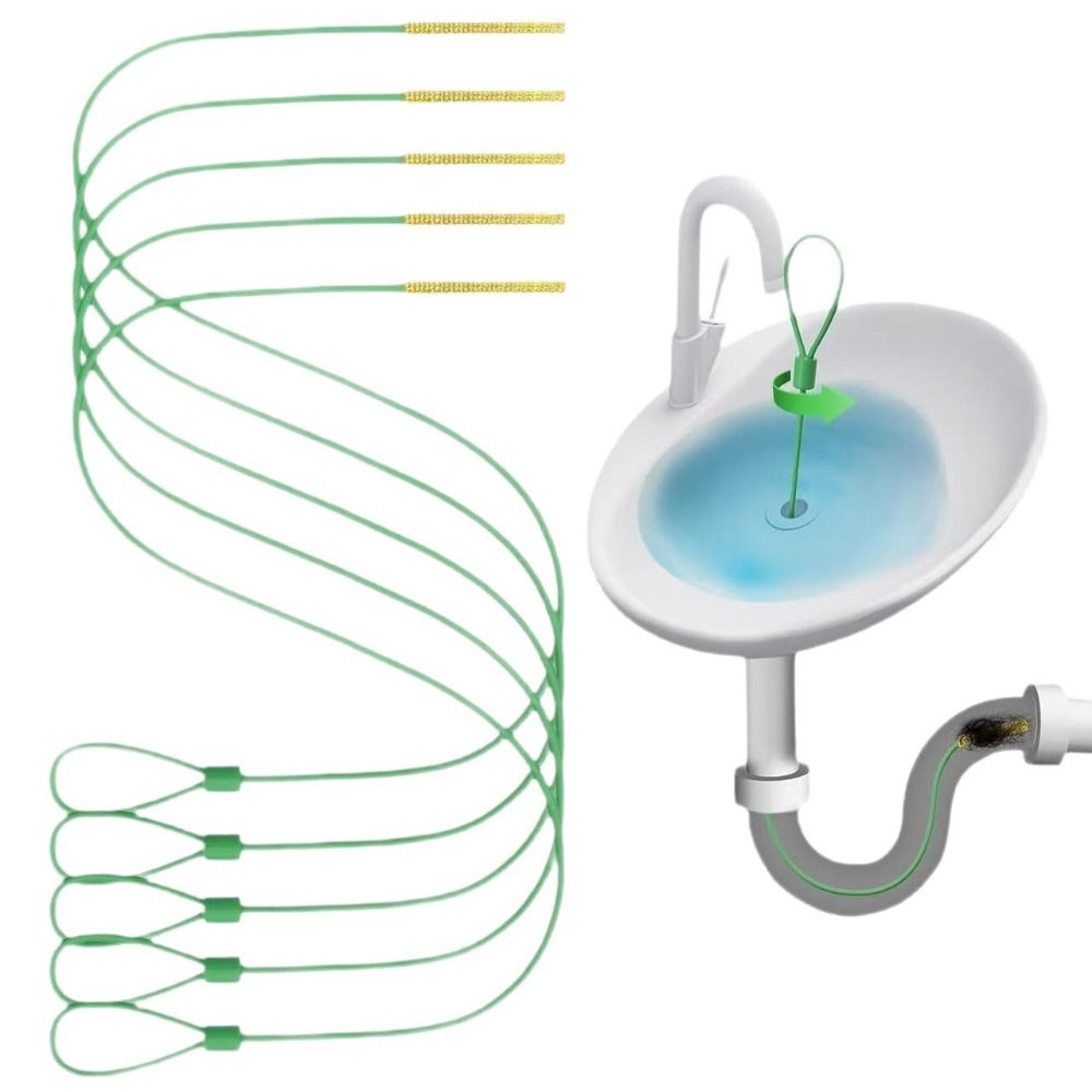 5 piezas de desatascador de de - Drain Snake Flexible reseña y precio