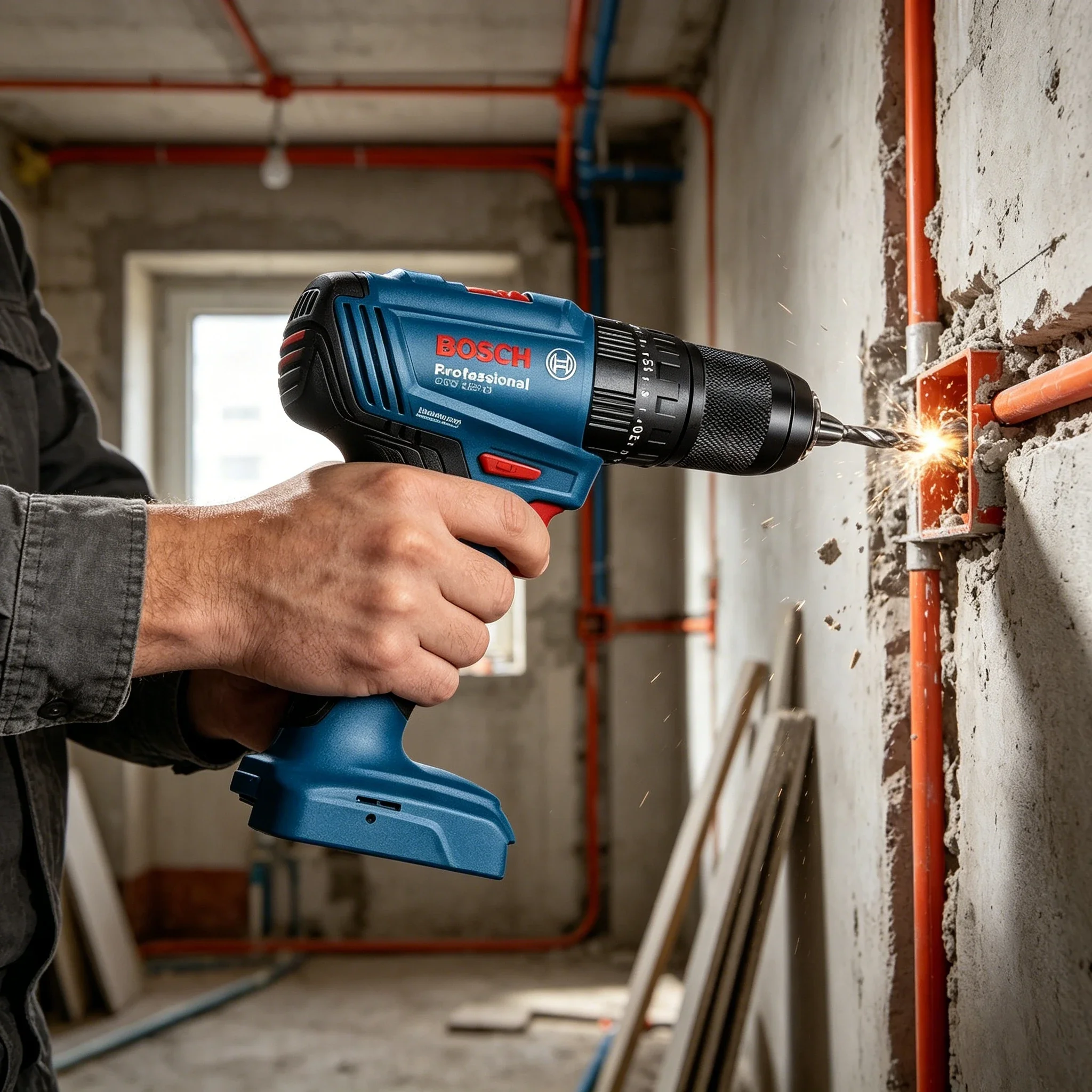 Taladro Percutor Inalámbrico B - Bosch Drill Gsb 18V reseña y precio