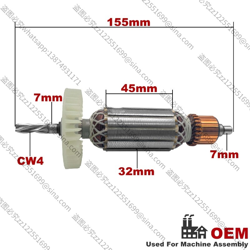 Rotor de armadura, ancla, adec - Makita Drill Hp1640 reseña y precio